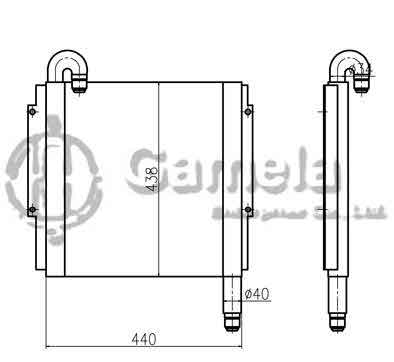 B510063 - Oil-Cooler-for-PC40-8-PC45R-8-OEM-20T-03-81211