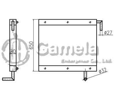 B510077 - Oil-Cooler-for-SH100-SH120