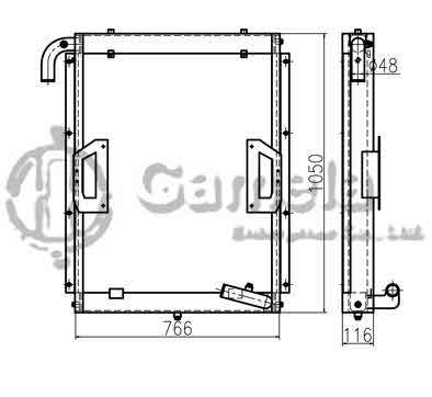 B510083 - Oil-Cooler-for-R305-7-OEM-11N8-40222