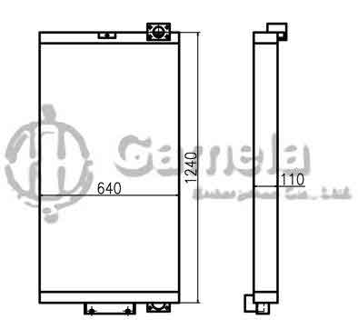 B510085 - Oil-Cooler-for-E330D-340D-OEM-2459360