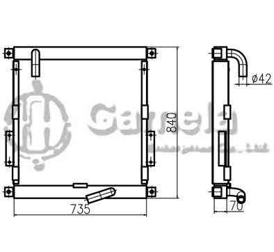 B510087 - Oil-Cooler-for-E320B-OEM-118-9954