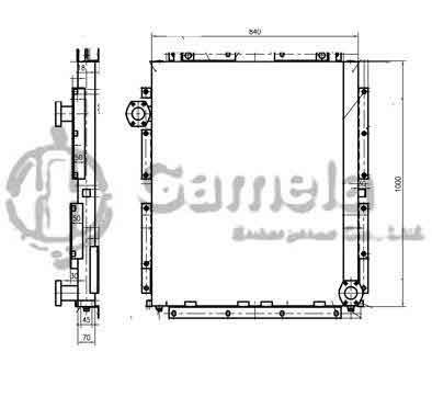 B510090 - Oil-Cooler-for-DH220-9-E-DH225-7-9-S225LC-V-OEM-13G22000