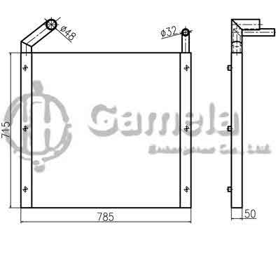 B510093 - Oil-Cooler-for-SK100-1-SK045-N2-SK120-SK04-N2-OEM-2452U413S7