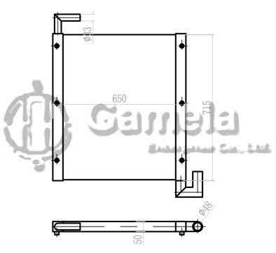 B510094 - Oil-Cooler-for-EX100-2-EX120-2-OEM-4285627