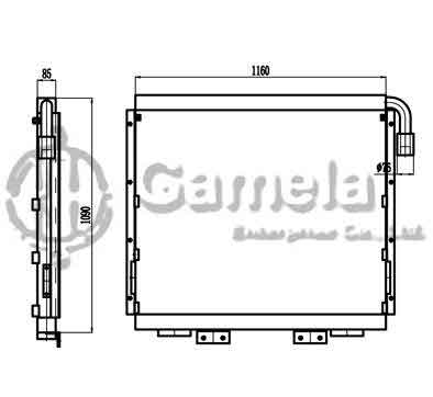 B510102 - Oil-Cooler-for-ZAX850H-OEM-4474005