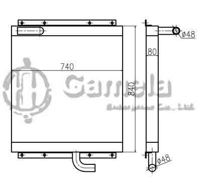 B510105 - Oil-Cooler-for-HD700-5