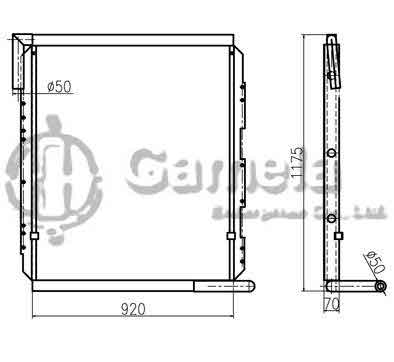 B510108 - Oil-Cooler-for-SK320-6E-SK330-6E