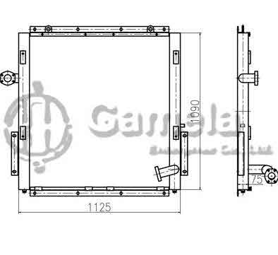 B510111 - Oil-Cooler-for-DH370-7-S340LC-V-DH420-7-DH500-7-OEM-13f52000