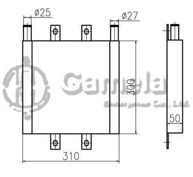 B510113 - Oil-Cooler-for-ZAX50U-ZAX55-60-OEM-4390532