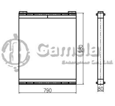 B510116 - Oil-Cooler-for-JY210E-JY230E