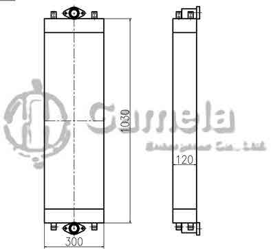 B510123 - Oil-Cooler-for-PC200-8-PC210-8-OEM-20Y-03-42461