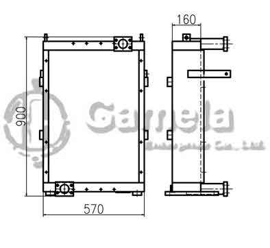 B510124 - Oil-Cooler-for-EC360B-OEM-14545518