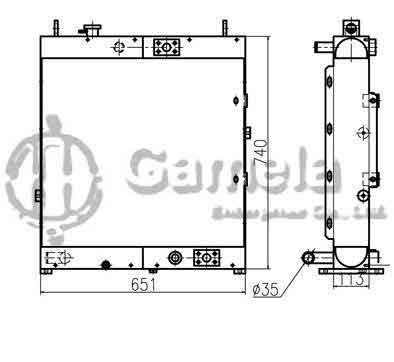 B510166 - Oil-Cooler-for-LG6085