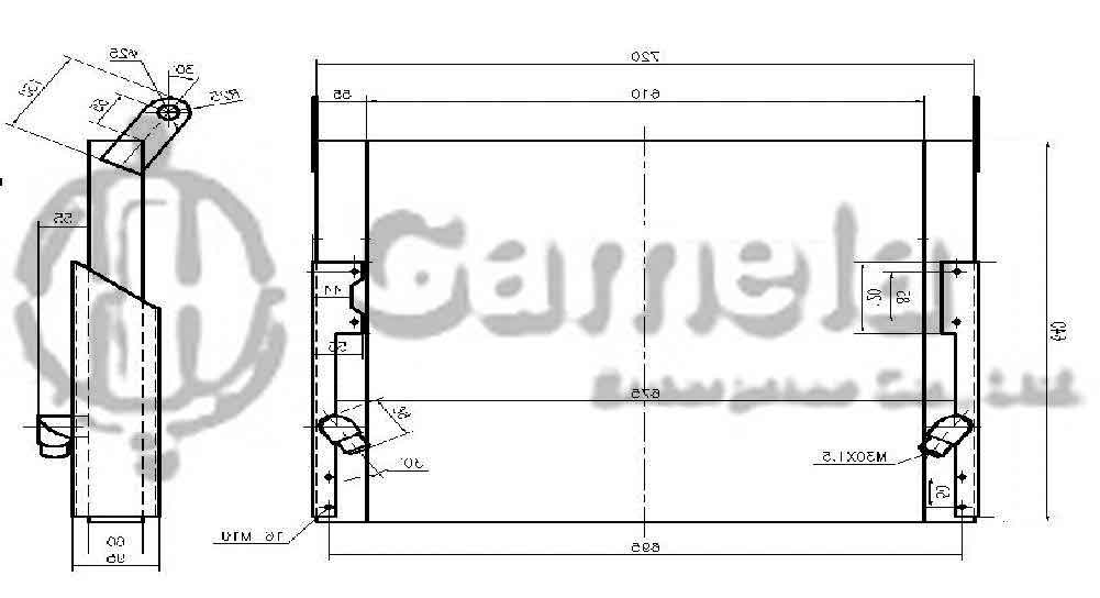 B510209 - Oil-Cooler-for-PW100-OEM-20D-03-41110