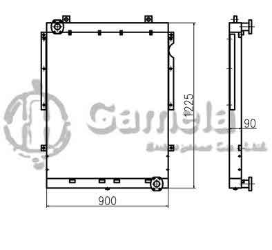 B510222 - Oil-Cooler-for-DH300-7Xin