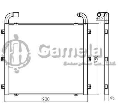 B510223 - Oil-Cooler-for-SY215-8