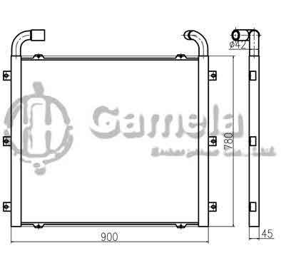 B510223 - Oil-Cooler-for-SY215-8