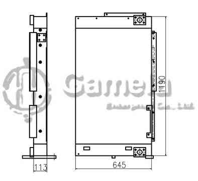 B510228 - Oil-Cooler-for-DX345-9-DX350-DH370-9