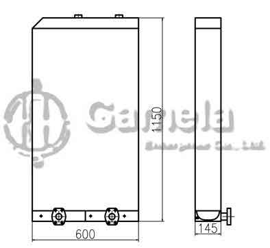 B510232 - Oil-Cooler-for-SY365H-8