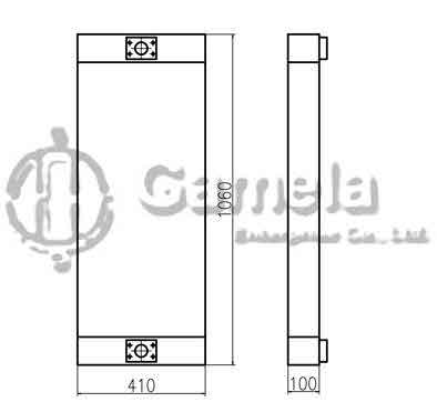 B510237 - Oil-Cooler-for-YC210LC-8