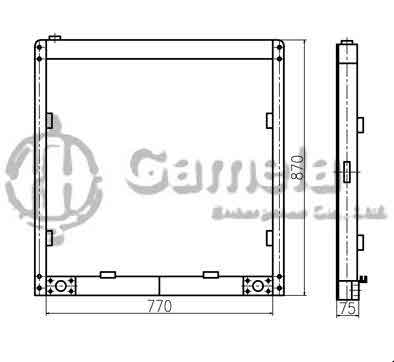 B510238 - Oil-Cooler-for-LIUGONG205C