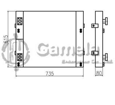 B510239 - Oil-Cooler-for-LG6150E-LG6135E-LG6180