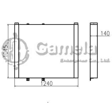 B510251 - Oil-Cooler-for-PC2000-8-OEM-209-03-51111