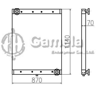 B510275 - Oil-Cooler-for-DX300LC