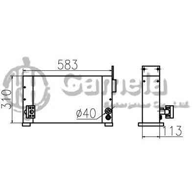 B510277 - Oil-Cooler-for-LG6060D