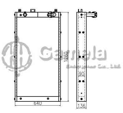 B510279 - Oil-Cooler-for-R335-7-R375-7-OEM-11N9-43510