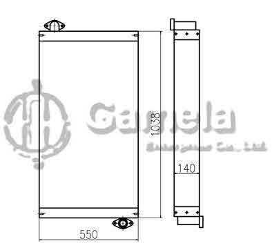 B510289 - Oil-Cooler-for-E329D