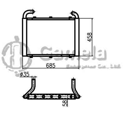 B510292 - Oil-Cooler-for-R60-9-R55-9-OEM-11M9-44305