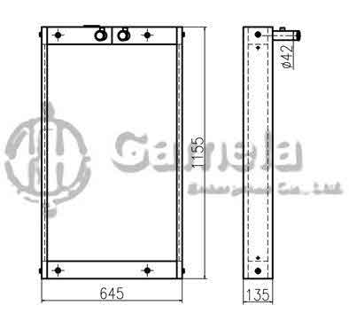 B510293 - Oil-Cooler-for-R265-7