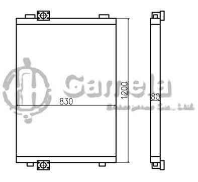 B510297 - Oil-Cooler-for-E345C-E345D-OEM-2108164