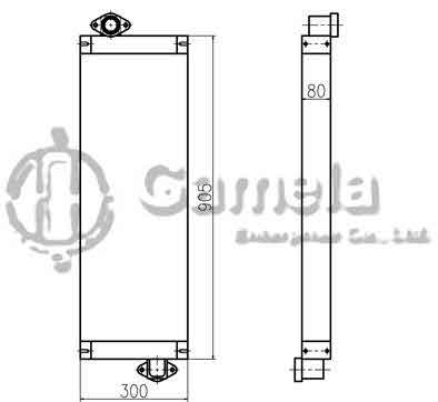 B510317 - Oil-Cooler-for-SK150-8