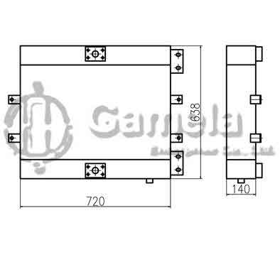 B510323 - Oil-Cooler-for-SDLG225-OEM-CAR