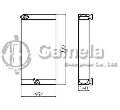 B510327 - Oil-Cooler-for-SY235-9-OEM-CAR-SANY