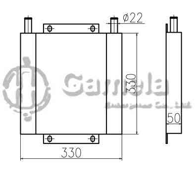 B510328 - Oil-Cooler-for-PC30U-PC30UU-3