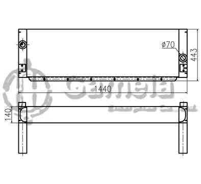 B510329 - Oil-Cooler-for-SY2000CXian-Bao-Ji-OEM-CAR