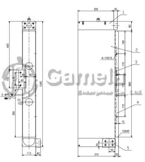 B510340 - Oil-Cooler-for-JS130LC-JS140-OEM-334-L6309