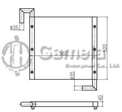 B510343 - Oil-Cooler-for-EX60-2-3-OEM-4301309