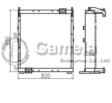 B510344 - Oil-Cooler-for-EC480-OEM-15137068