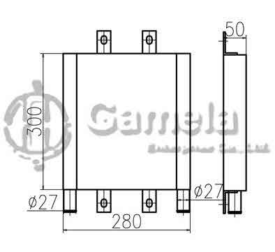 B510346 - Oil-Cooler-for-EX40-EX45-2-OEM-4373424