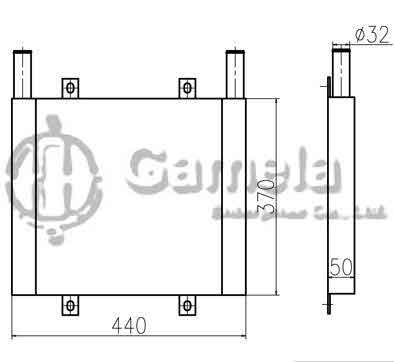 B510352 - Oil-Cooler-for-ZAX70-OEM-4464826