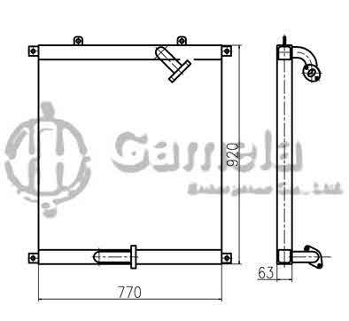 B510354 - Oil-Cooler-for-PC200-5-OEM-206-03-51121