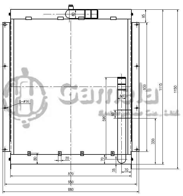 B510357 - Oil-Cooler-for-S290LC-V-OEM-13C0000-2