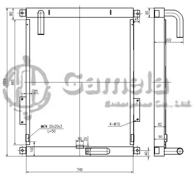 B510360 - Oil-Cooler-for-E320B-OEM-137-5793