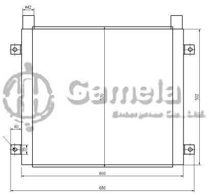 B510364 - Oil-Cooler-for-HD785-7-OEM-561-03-81280