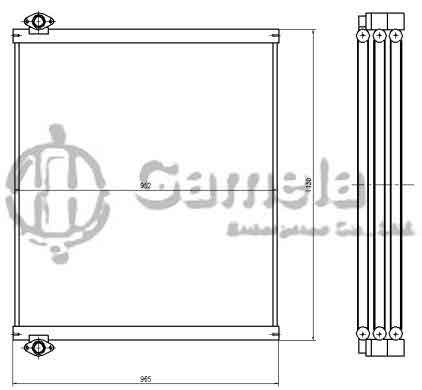 B510365 - Oil-Cooler-for-ZAX870-OEM-4655038