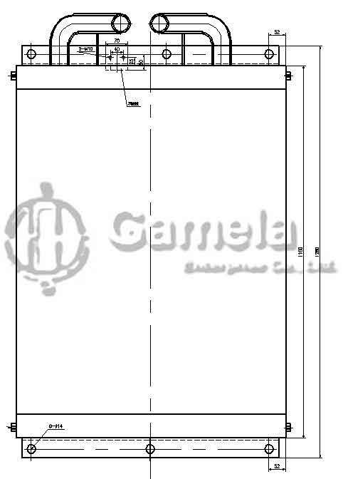 B510384 - Oil-Cooler-for-R455LC-7-OEM-11N8-45533-32-31